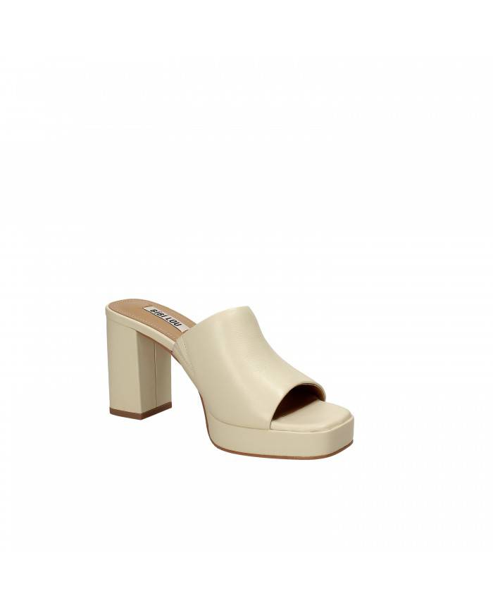 Bibi Lou Sandalo in pelle Off White 620p10vk Nuova Collezione Bibi Lou