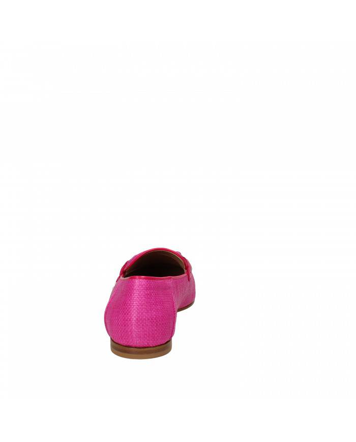 Triver Flight Mocassino in rafia Fucsia 569-08B Nuova Collezione Tr...