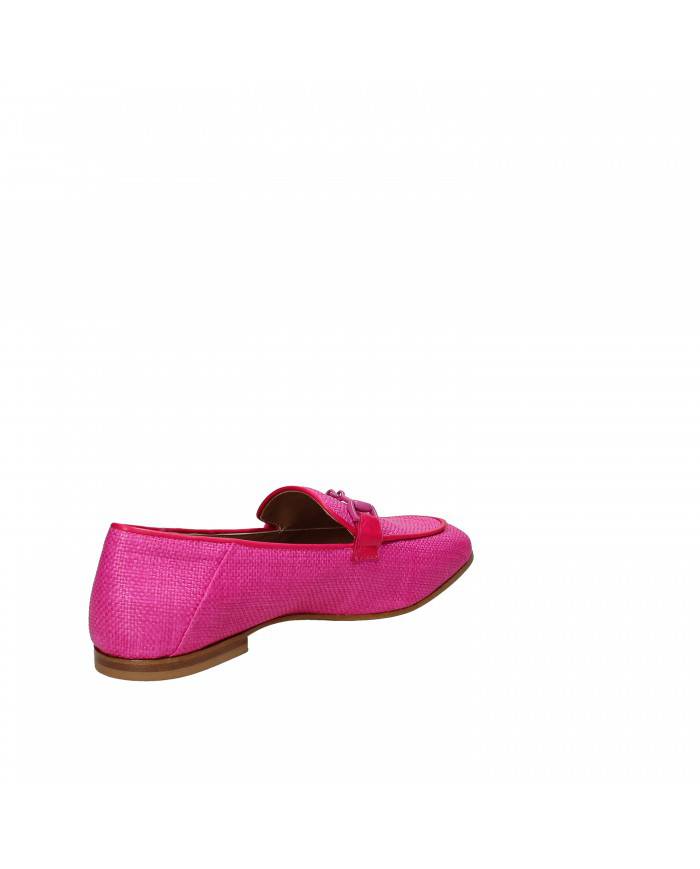 Triver Flight Mocassino in rafia Fucsia 569-08B Nuova Collezione Tr...