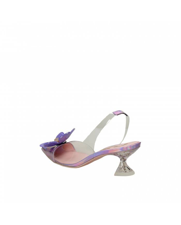 Ras® Slingback in pvc Lilla 7037-D Nuova Collezione Ras