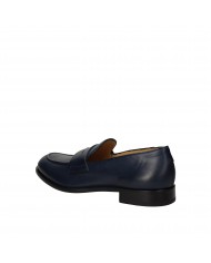 Rossano Bisconti Mocassino in pelle Blu 557-03 Nuova Collezione Ros...