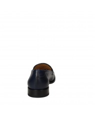 Rossano Bisconti Mocassino in pelle Blu 557-03 Nuova Collezione Ros...
