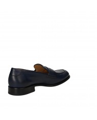 Rossano Bisconti Mocassino in pelle Blu 557-03 Nuova Collezione Ros...