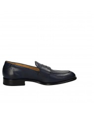 Rossano Bisconti Mocassino in pelle Blu 557-03 Nuova Collezione Ros...