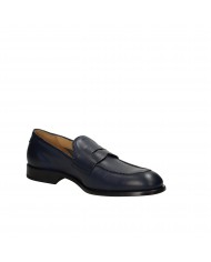 Rossano Bisconti Mocassino in pelle Blu 557-03 Nuova Collezione Ros...