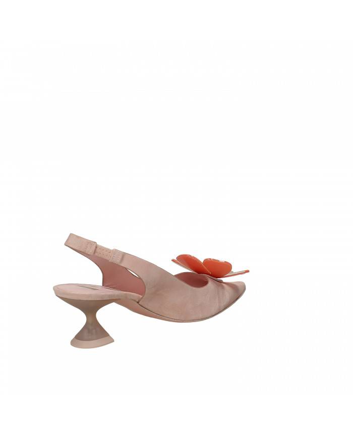 Ras® Slingback in camoscio Nude 7042 Nuova Collezione Ras