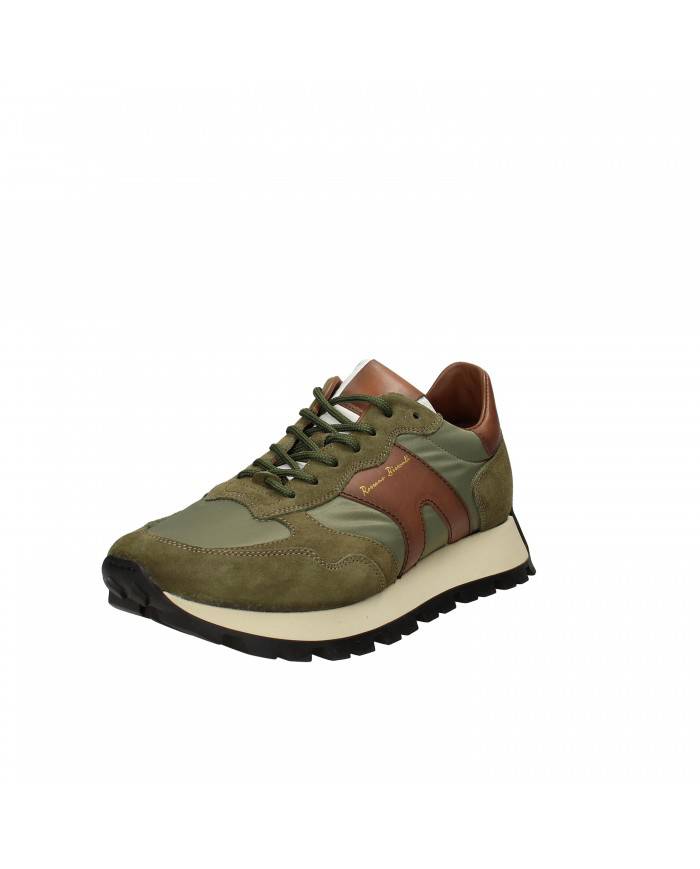 Rossano Bisconti Sneaker in camoscio e tessuto Verde e Marrone 565-... Rossano Bisconti Sneaker in camoscio e tessuto Verde e Marrone 565-...