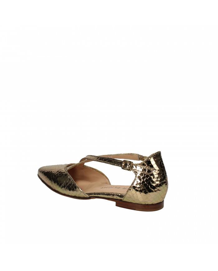 Triver Flight Ballerina in pelle Oro 138-72 Nuova Collezione Triver...
