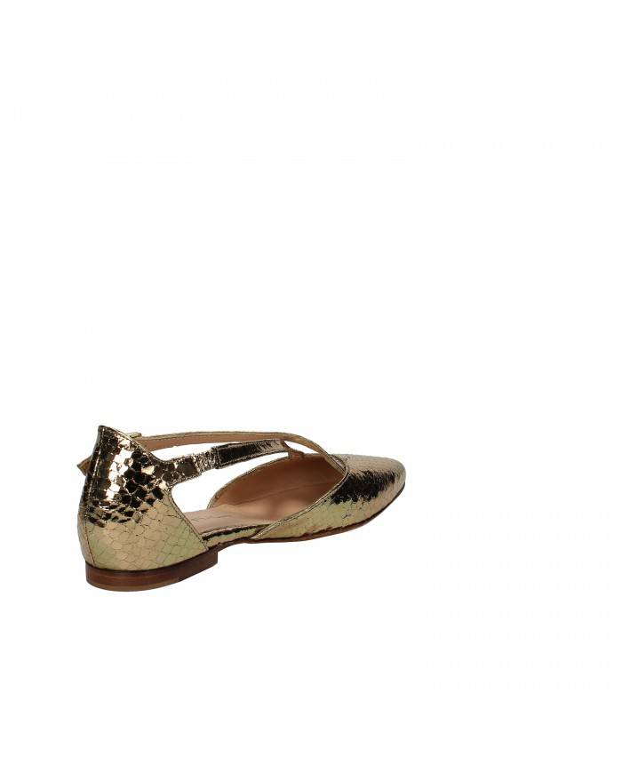 Triver Flight Ballerina in pelle Oro 138-72 Nuova Collezione Triver...