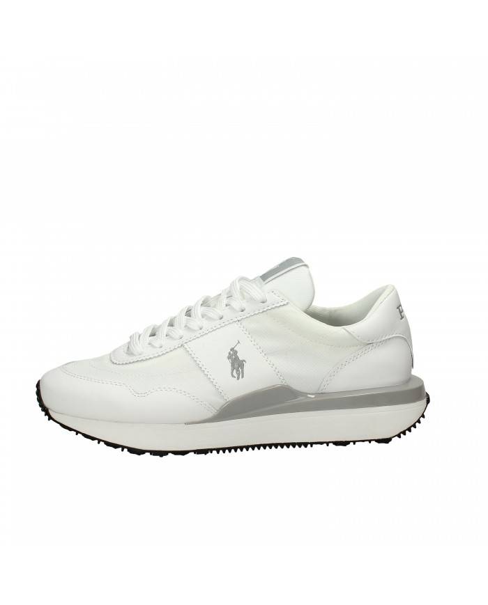 Polo Ralph Lauren Sneaker in tessuto e pelle Bianco TRain 89 PP Nuo...