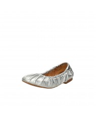 Bibi Lou Ballerina in pelle laminata Argento 680z19vk Nuova Collezi...