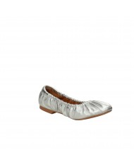 Bibi Lou Ballerina in pelle laminata Argento 680z19vk Nuova Collezi...
