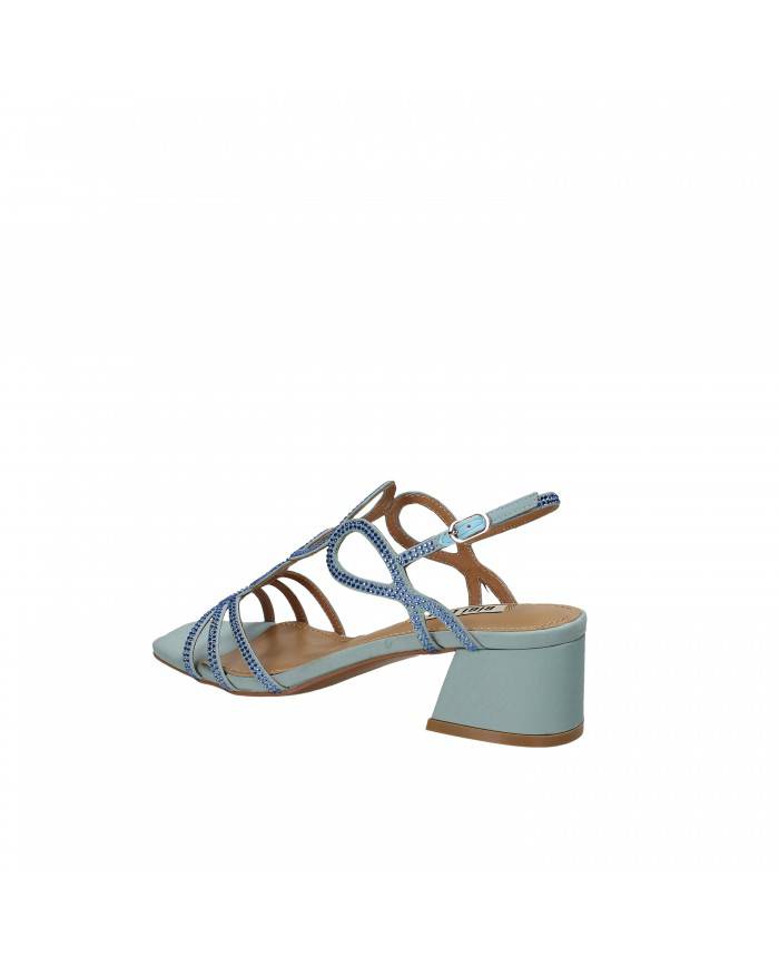 Bibi Lou Sandalo in raso Celeste 585z00vk Nuova Collezione Bibi Lou