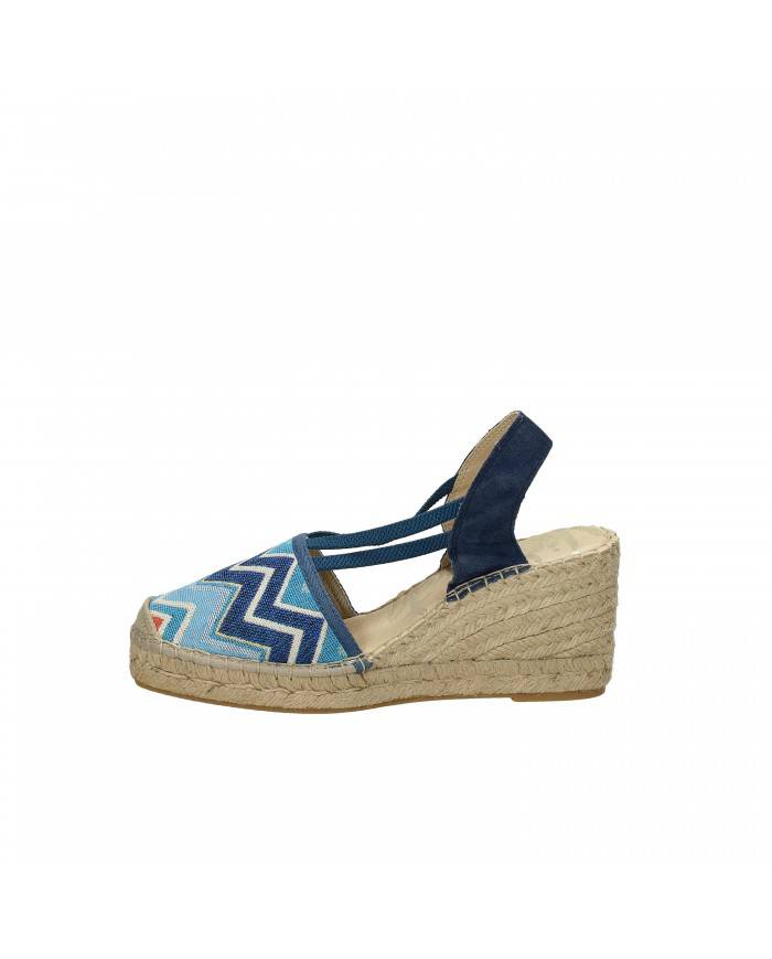 Vidorreta Espadrilla in tessuto Blu 18400.52 Nuova Collezione Vidor...