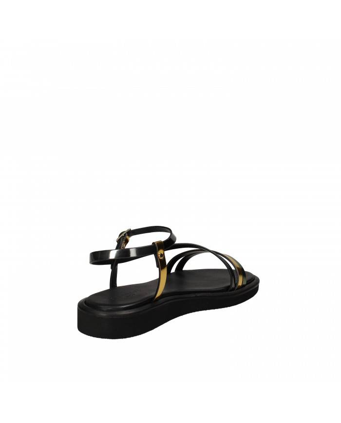 DonnaRì Infradito in pelle Multi Oro Antracite DS23DM Nuova Collezi...