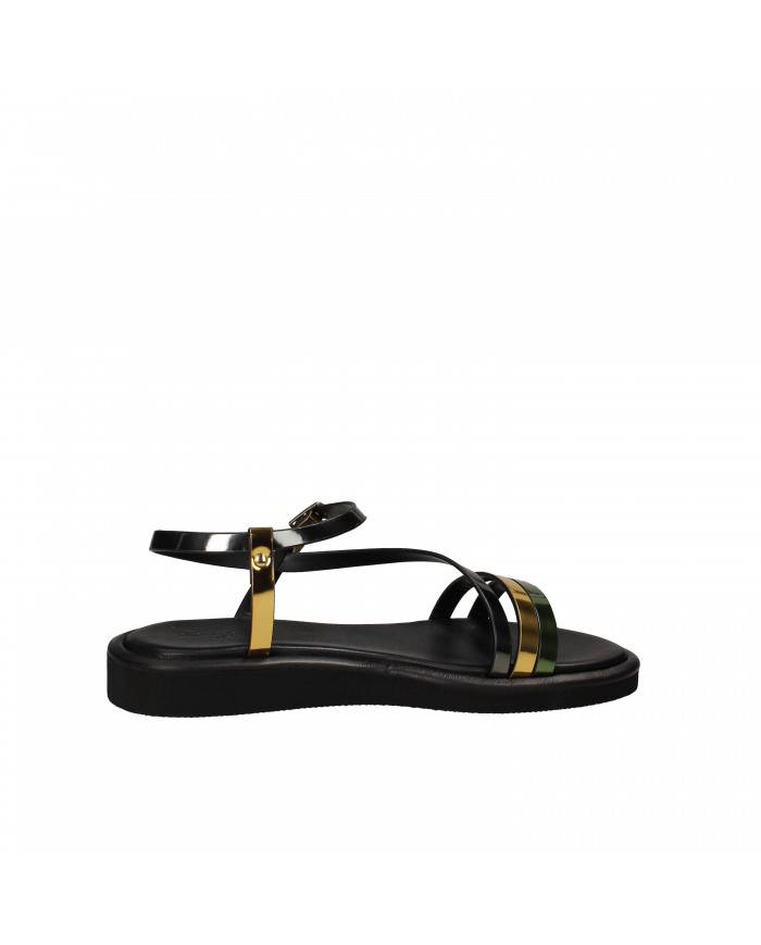 DonnaRì Infradito in pelle Multi Oro Antracite DS23DM Nuova Collezi...