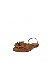 Zoe Italy Slingback in tessuto Tan Clair03 Nuova Collezione Zoe Italy