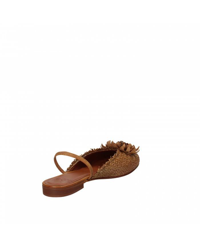 Zoe Italy Slingback in tessuto Tan Clair03 Nuova Collezione Zoe Italy