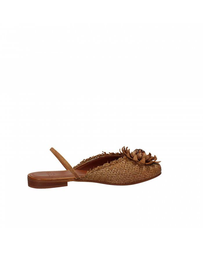Zoe Italy Slingback in tessuto Tan Clair03 Nuova Collezione Zoe Italy
