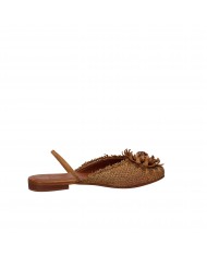 Zoe Italy Slingback in tessuto Tan Clair03 Nuova Collezione Zoe Italy