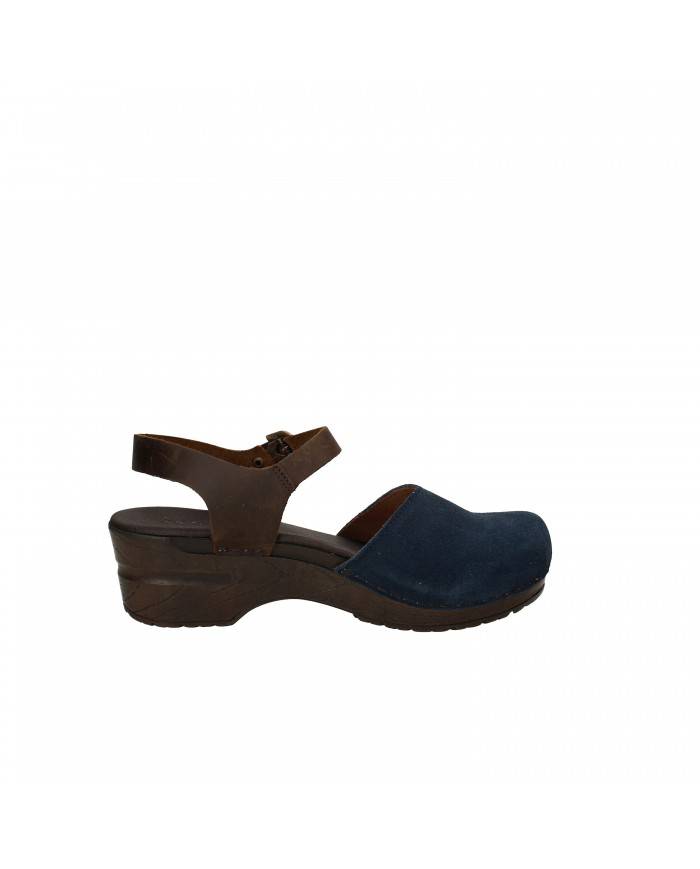Sanita Zoccolo in camoscio Blu Sanos Nuova Collezione Sanita Sanita Zoccolo in camoscio Blu Sanos Nuova Collezione Sanita