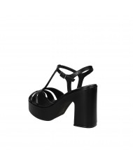 Gianmarco Sorelli Sandalo con Tacco Nero 2174 Nuova Collezione Extreme