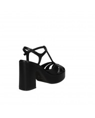 Gianmarco Sorelli Sandalo con Tacco Nero 2174 Nuova Collezione Extreme