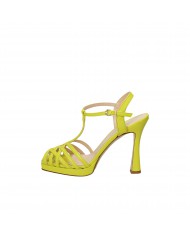 The Seller Sandalo con Tacco Verde Lime RS157 Nuova Collezione The ...