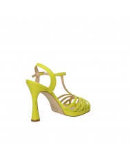 The Seller Sandalo con Tacco Verde Lime RS157 Nuova Collezione The ...