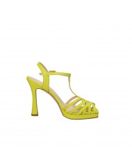 The Seller Sandalo con Tacco Verde Lime RS157 Nuova Collezione The ...