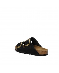 Birkenstock Sandalo basso in nabuk Nero ARIZONA BIG.1023290 Nuova C...