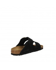 Birkenstock Sandalo basso in nabuk Nero ARIZONA BIG.1023290 Nuova C...