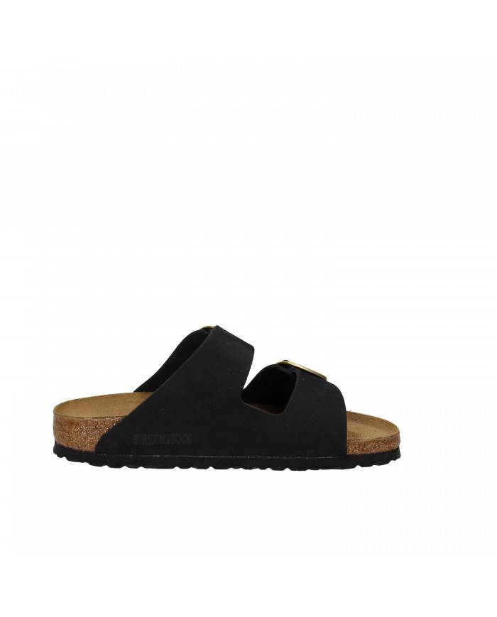 Birkenstock Sandalo basso in nabuk Nero ARIZONA BIG.1023290 Nuova C...