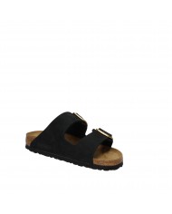 Birkenstock Sandalo basso in nabuk Nero ARIZONA BIG.1023290 Nuova C...