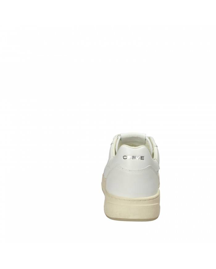 Crime London Sneaker in pelle Bianco Timeless.16205 Nuova Collezion...