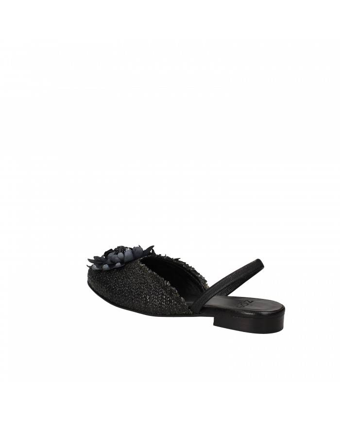 Zoe Italy Slingback in tessuto Nero Clair03 Nuova Collezione Zoe Italy