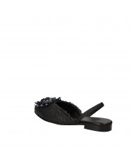 Zoe Italy Slingback in tessuto Nero Clair03 Nuova Collezione Zoe Italy