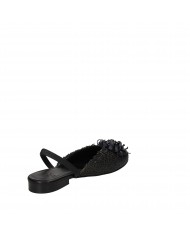 Zoe Italy Slingback in tessuto Nero Clair03 Nuova Collezione Zoe Italy