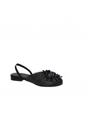 Zoe Italy Slingback in tessuto Nero Clair03 Nuova Collezione Zoe Italy