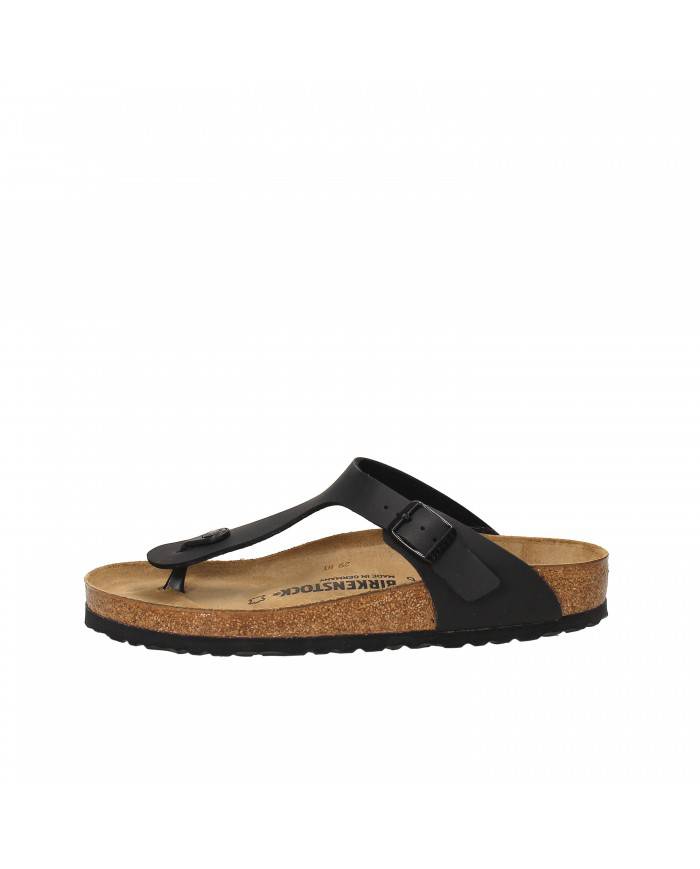 Birkenstock Infradito in pelle Nero GIZEH.043691 Nuova Collezione B... Birkenstock Infradito in pelle Nero GIZEH.043691 Nuova Collezione B...