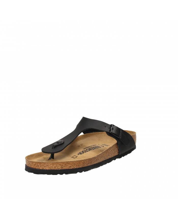 Birkenstock Infradito in pelle Nero GIZEH.043691 Nuova Collezione B... Birkenstock Infradito in pelle Nero GIZEH.043691 Nuova Collezione B...