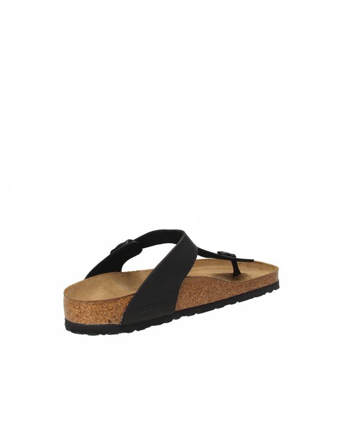 Birkenstock Infradito in pelle Nero GIZEH.043691 Nuova Collezione B... Birkenstock Infradito in pelle Nero GIZEH.043691 Nuova Collezione B...