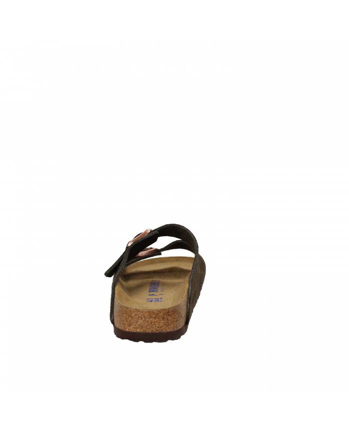 Birkenstock Sandalo Soft Footbed In Camoscio Testa Moro ARIZONA.951... Birkenstock Sandalo Soft Footbed In Camoscio Testa Moro ARIZONA.951...