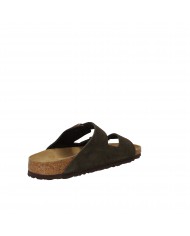 Birkenstock Sandalo Soft Footbed In Camoscio Testa Moro ARIZONA.951...
