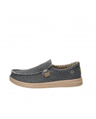 Hey Dude Shoes Mocassino in cotone Blu 40124 Mikka Braided.4nl Nuov...