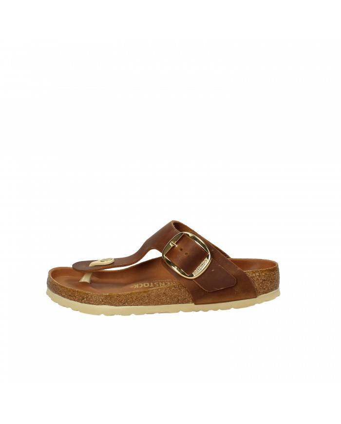 Birkenstock Infradito in pelle ingrassata Tan GIZEH BIG.1018745 Nuo... Birkenstock Infradito in pelle ingrassata Tan GIZEH BIG.1018745 Nuo...