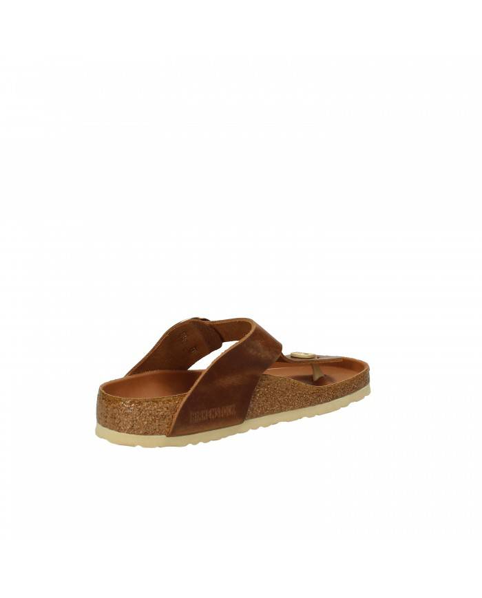 Birkenstock Infradito in pelle ingrassata Tan GIZEH BIG.1018745 Nuo... Birkenstock Infradito in pelle ingrassata Tan GIZEH BIG.1018745 Nuo...