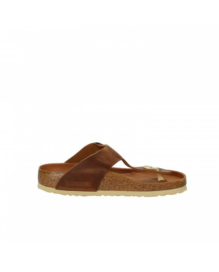 Birkenstock Infradito in pelle ingrassata Tan GIZEH BIG.1018745 Nuo... Birkenstock Infradito in pelle ingrassata Tan GIZEH BIG.1018745 Nuo...