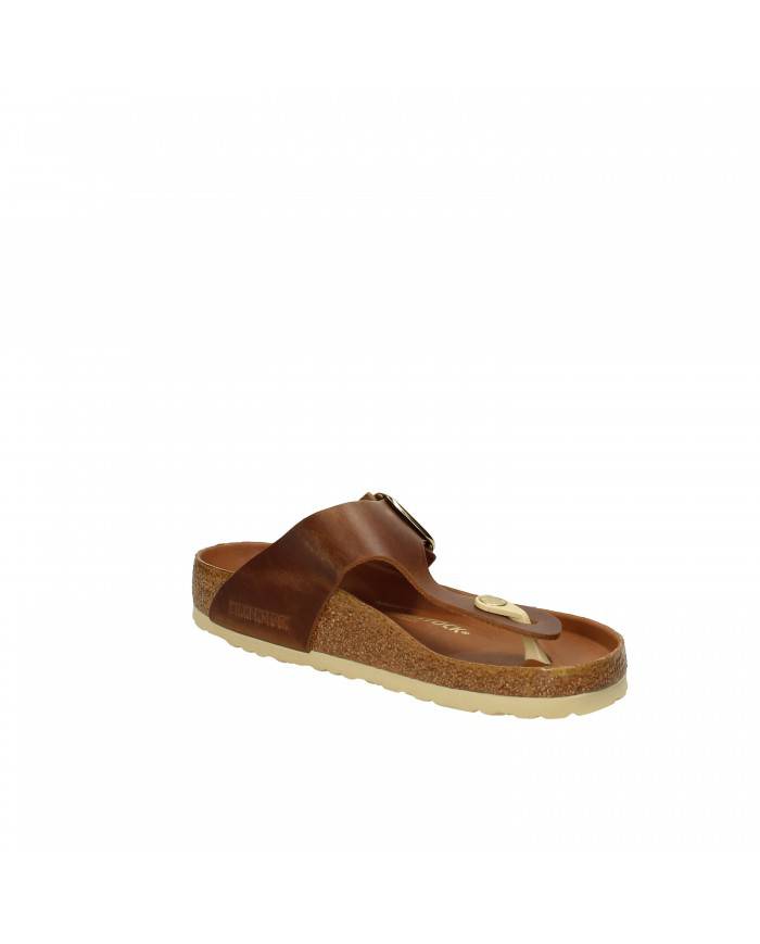Birkenstock Infradito in pelle ingrassata Tan GIZEH BIG.1018745 Nuo... Birkenstock Infradito in pelle ingrassata Tan GIZEH BIG.1018745 Nuo...