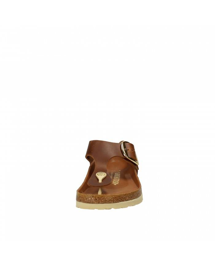 Birkenstock Infradito in pelle ingrassata Tan GIZEH BIG.1018745 Nuo... Birkenstock Infradito in pelle ingrassata Tan GIZEH BIG.1018745 Nuo...